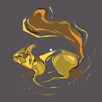 lints squirrel slipmat graphic