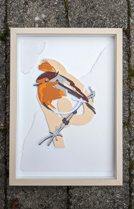 Papercut robin